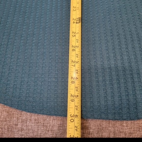 NWT Chaser Women's Thermal Waffle Knit Scoop Neck Long Sleeve Tunic Top Size XL - Picture 8 of 9